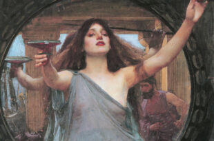 Circe offre il veleno a Ulisse